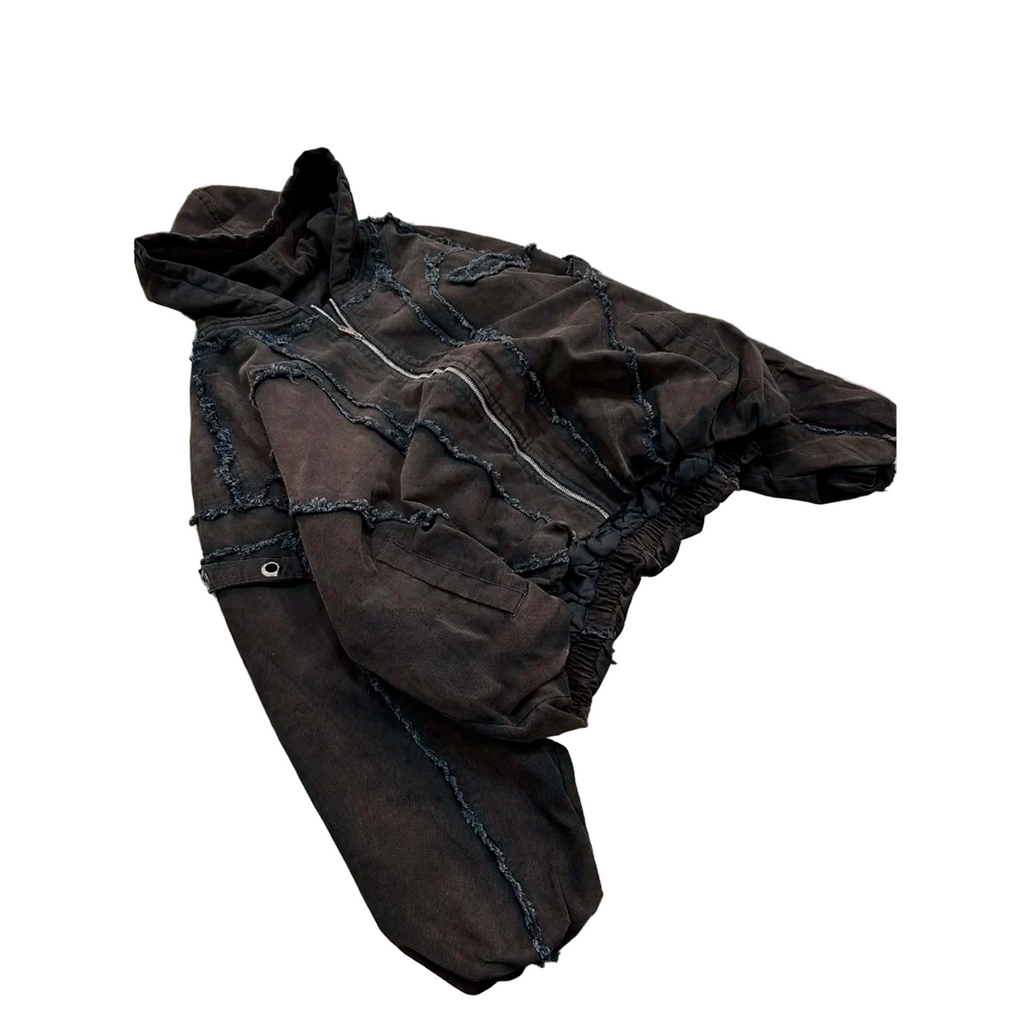 Jaqueta Hoodie Punk Desfiada