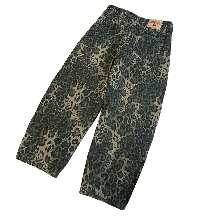 Calça Baggy Leopard