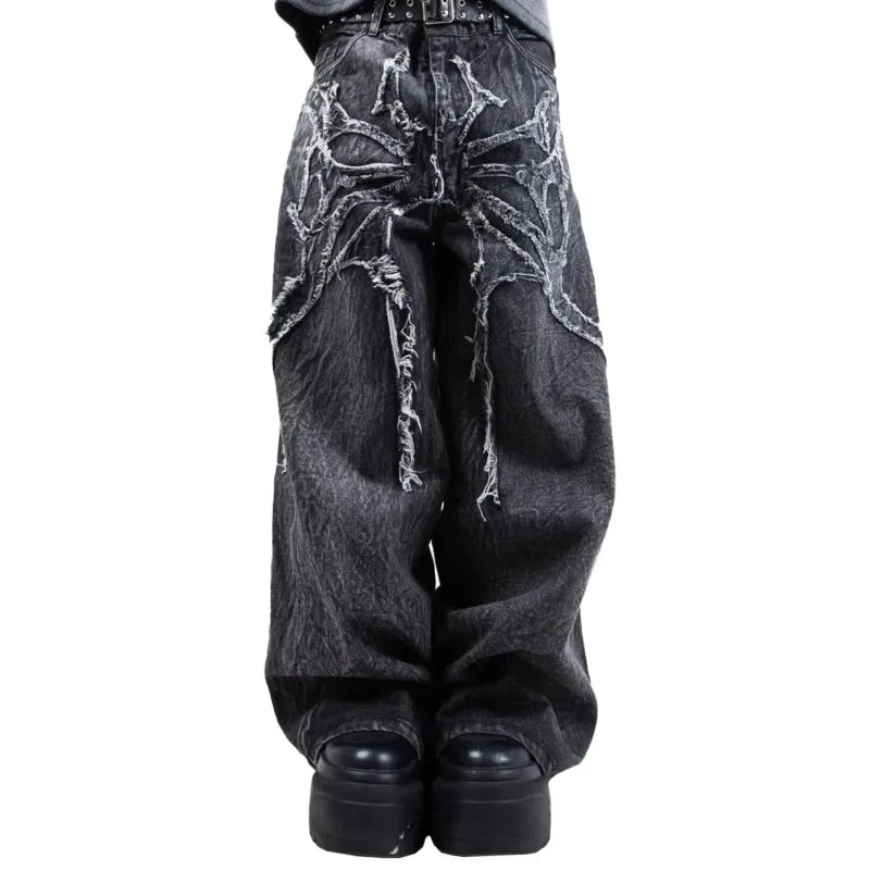 Calça Baggy Spider Goth