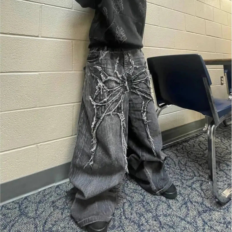 Calça Baggy Spider Goth